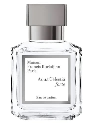 Frasco del perfume Aqua Celestia Forte de Maison Francis Kurkdjian — fragancia unisex