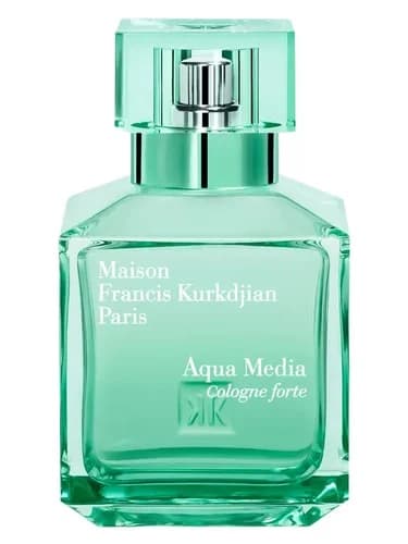 Frasco del perfume Aqua Media Cologne Forte de Maison Francis Kurkdjian — fragancia unisex