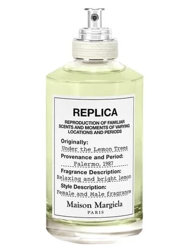 Frasco del perfume Under The Lemon Tree de Maison Martin Margiela — fragancia unisex
