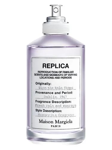 Frasco del perfume When The Rain Stops de Maison Martin Margiela — fragancia femenino