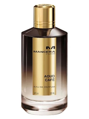 Frasco del perfume Aoud Cafe de Mancera — fragancia unisex