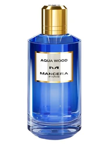 Frasco del perfume Aqua Wood de Mancera — fragancia masculino