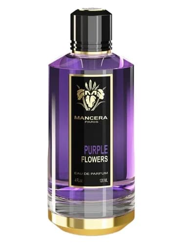 Frasco del perfume Purple Flowers de Mancera — fragancia femenino