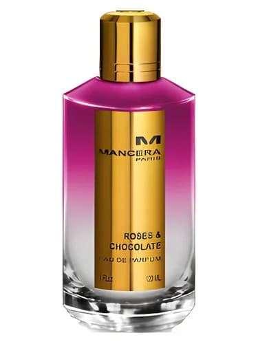 Frasco del perfume Roses Chocolate de Mancera — fragancia unisex