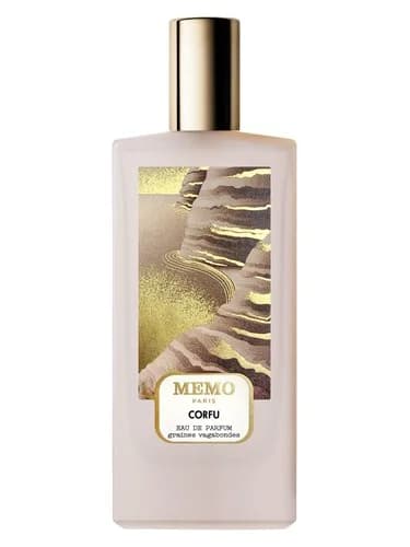 Frasco del perfume Corfu de Memo Paris — fragancia unisex