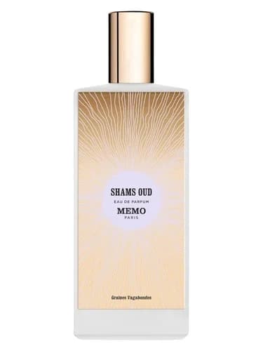 Frasco del perfume Shams Oud de Memo Paris — fragancia unisex