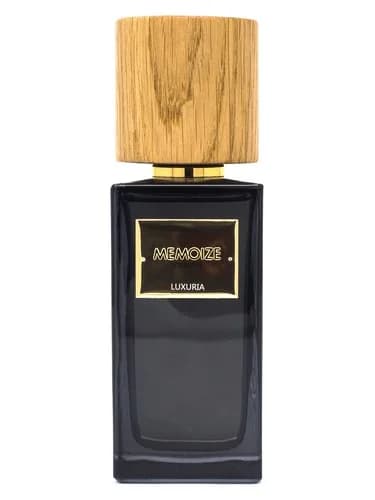 Frasco del perfume Luxuria de Memoize London — fragancia unisex