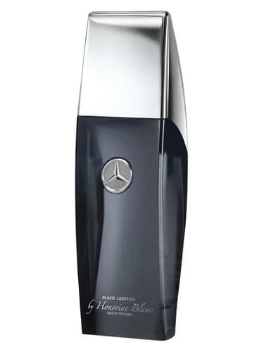 Frasco del perfume Black Leather By Honorine Blanc de Mercedes Benz — fragancia masculino