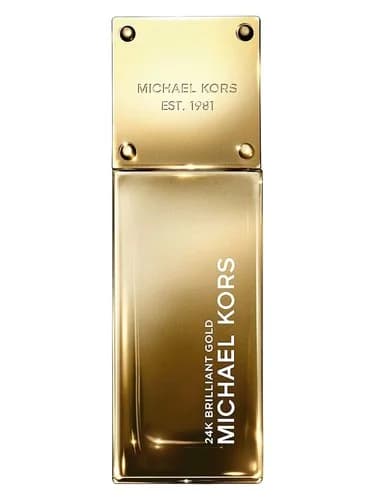 Frasco del perfume 24k Brilliant Gold de Michael Kors — fragancia femenino