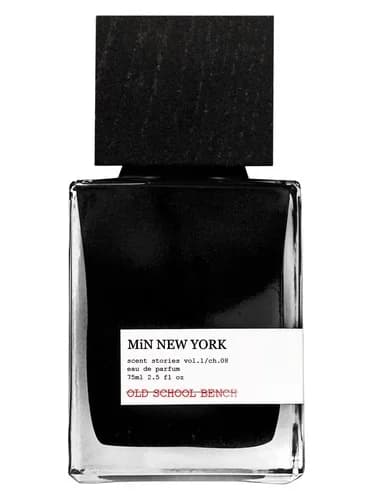 Frasco del perfume Old School Bench de Min New York — fragancia unisex
