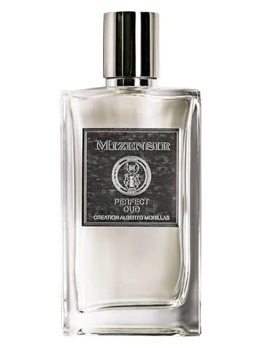 Frasco del perfume Perfect Oud de Mizensir — fragancia unisex