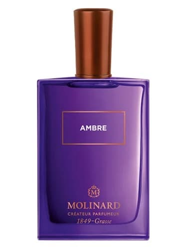 Frasco del perfume Ambre Eau De Parfum de Molinard — fragancia unisex
