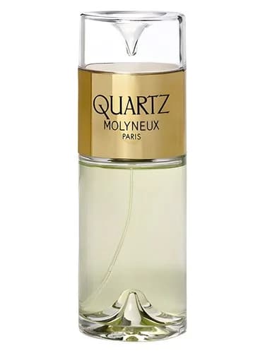 Frasco del perfume Quartz de Molyneux — fragancia femenino