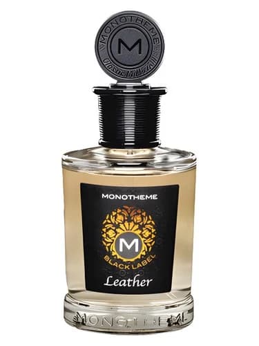 Frasco del perfume Leather de Monotheme Venezia — fragancia unisex