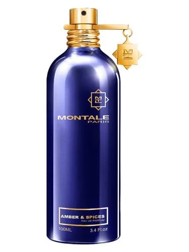 Frasco del perfume Amber Spices de Montale — fragancia unisex