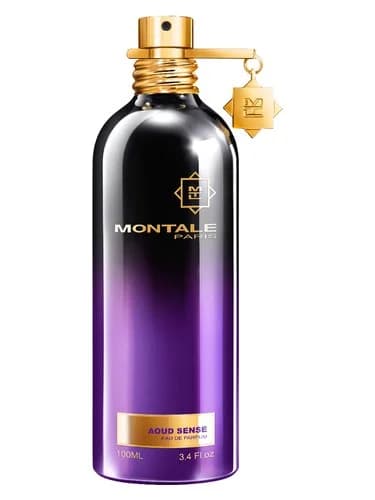 Frasco del perfume Aoud Sense de Montale — fragancia unisex