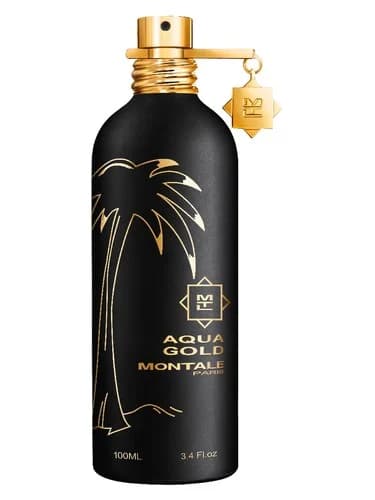 Frasco del perfume Aqua Gold de Montale — fragancia unisex