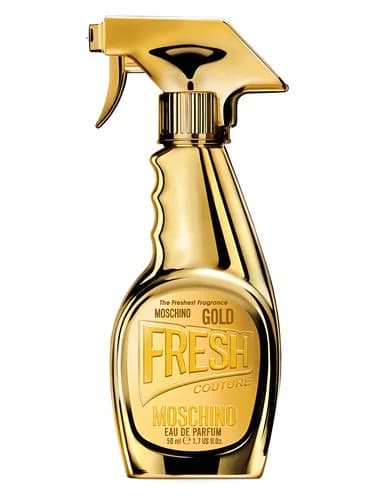 Frasco del perfume Gold Fresh Couture de Moschino — fragancia femenino