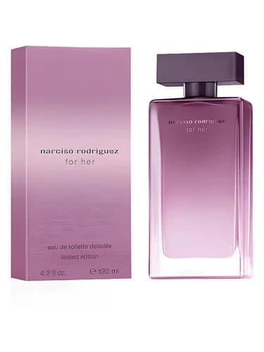 Frasco del perfume Narciso Rodriguez For Her Eau De Toilette Delicate Limited Edition de Narciso Rodriguez — fragancia femenino