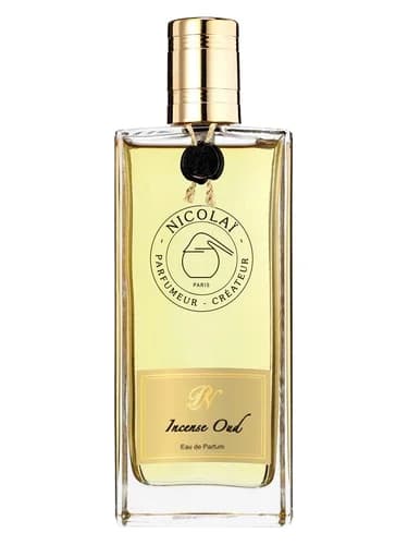 Frasco del perfume Incense Oud de Nicolai Parfumeur Createur — fragancia unisex