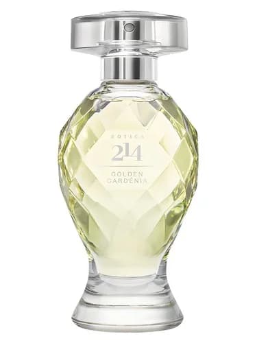 Frasco del perfume 214 Golden Gardenia de O Boticario — fragancia femenino