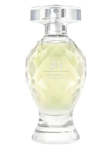 Frasco del perfume 214 Peonia Apricot de O Boticario — fragancia femenino