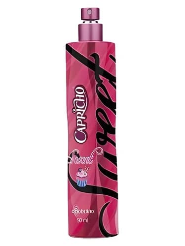 Frasco del perfume Capricho Sweet de O Boticario — fragancia femenino