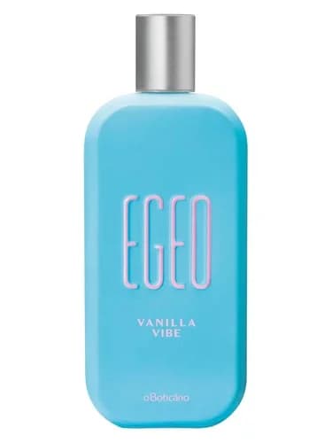 Frasco del perfume Egeo Vanilla Vibe de O Boticario — fragancia unisex