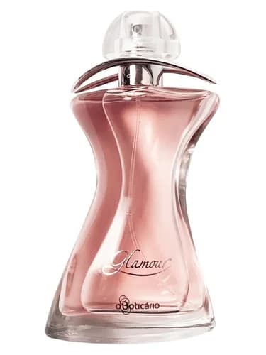 Frasco del perfume Glamour de O Boticario — fragancia femenino