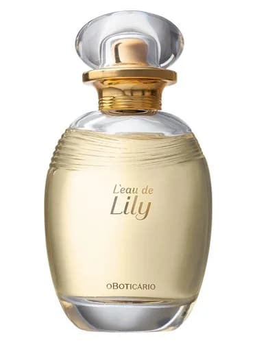 Frasco del perfume L Eau De Lily de O Boticario — fragancia femenino