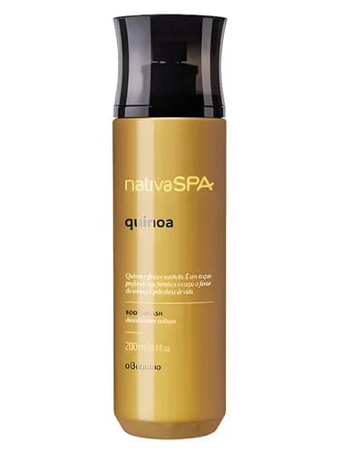 Frasco del perfume Quinoa de O Boticario — fragancia femenino