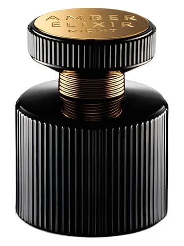 Frasco del perfume Amber Elixir Night de Oriflame — fragancia femenino