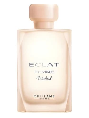 Frasco del perfume Eclat Femme Weekend de Oriflame — fragancia femenino