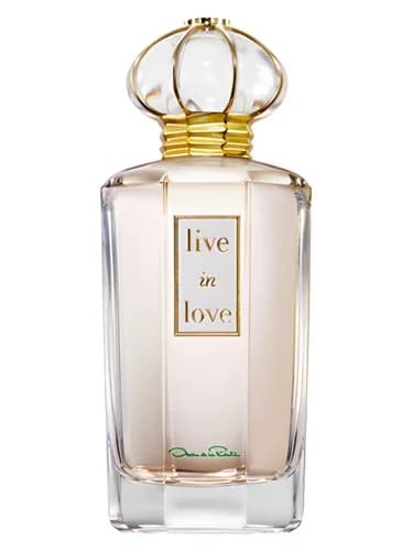Frasco del perfume Live In Love de Oscar De La Renta — fragancia femenino