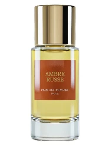 Frasco del perfume Ambre Russe de Parfum D Empire — fragancia unisex