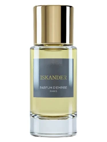 Frasco del perfume Iskander de Parfum D Empire — fragancia unisex