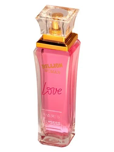Frasco del perfume Billion Woman Love de Paris Elysees — fragancia femenino