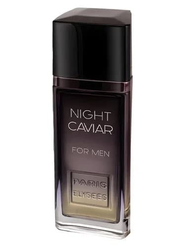 Frasco del perfume Night Caviar de Paris Elysees — fragancia masculino