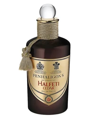Frasco del perfume Halfeti Cedar de Penhaligon S — fragancia unisex