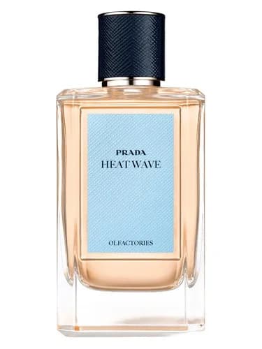 Frasco del perfume Heat Wave de Prada — fragancia unisex