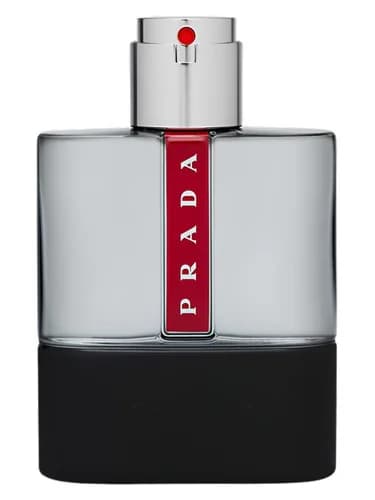 Frasco del perfume Luna Rossa Carbon de Prada — fragancia masculino