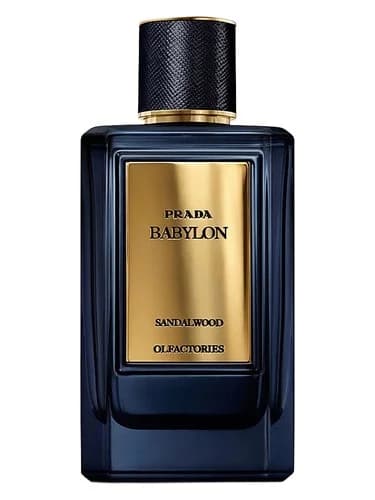 Frasco del perfume Mirages Babylon de Prada — fragancia unisex