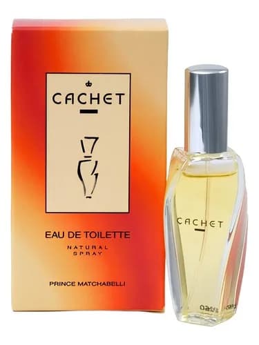 Frasco del perfume Cachet de Prince Matchabelli — fragancia femenino
