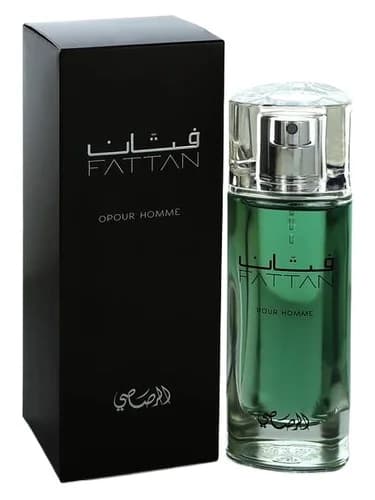 Frasco del perfume Fattan de Rasasi — fragancia masculino