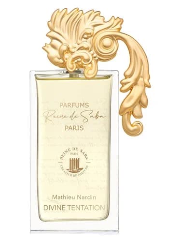 Frasco del perfume Divine Tentation de Reine De Saba — fragancia unisex