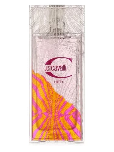 Frasco del perfume Just Cavalli Her de Roberto Cavalli — fragancia femenino