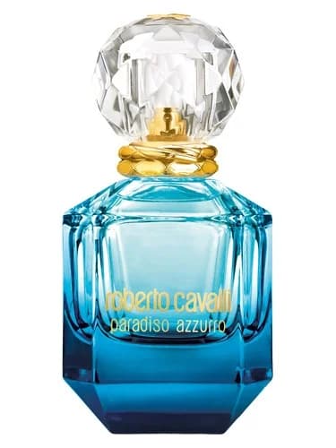 Frasco del perfume Paradiso Azzurro de Roberto Cavalli — fragancia femenino