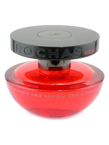 Frasco del perfume Absolu Intense Simply Red de Rochas — fragancia femenino