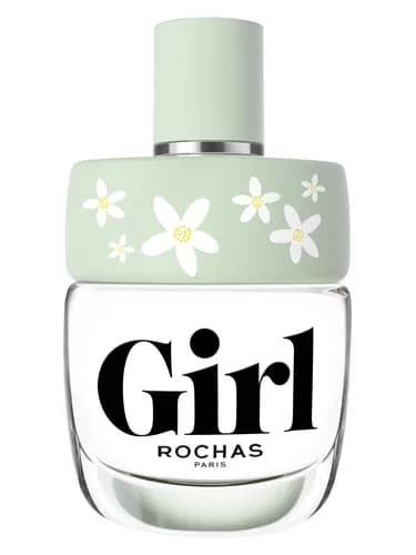 Frasco del perfume Girl Blooming de Rochas — fragancia unisex