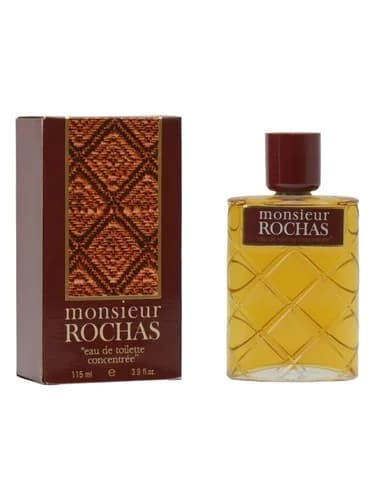 Frasco del perfume Monsieur Rochas Eau De Toilette Concentree de Rochas — fragancia masculino